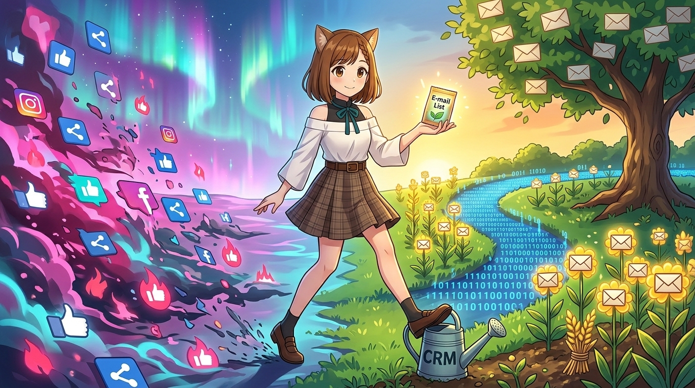 「SNSだけで大丈夫？」中小企業が今こそメールマーケティングを始めるべき理由と実践ステップ