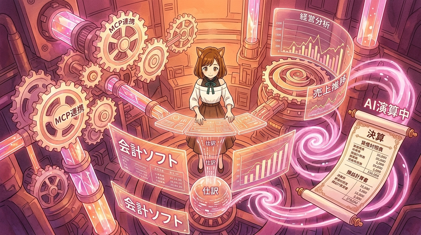 マネーフォワードMCPで経理はどこまで自動化できる?仕訳・決算・経営改善の実践フロー